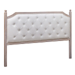 Изголовье кровати бежевое с мягкой обивкой из льна Emma Headboard варинант исполнения - 1 | Loft Concept в Костроме