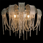 Бра с металиическими цепочками и дугообразными элементами Atlantis Chain варинант исполнения - 2 | Loft Concept в Костроме