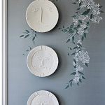 Обои ручная роспись Jasmine Standard colourway on Wood Ash slub silk варинант исполнения - 3 | Loft Concept в Костроме