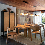 Шкаф с 2-мя дверцами из ротанга ручной работы Fuse Wicker Furniture варинант исполнения - 6 | Loft Concept в Костроме