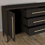 Буфет Primo с тремя ящиками и двумя фасадами Темный орех варинант исполнения - 6 | Loft Concept в Костроме