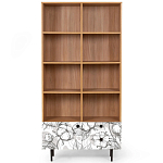 Широкий стеллаж с принтом Elise Rack варинант исполнения - 19 | Loft Concept в Костроме