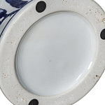 Ваза с бело-синей росписью и изображением цветов Blue & White Ornament варинант исполнения - 2 | Loft Concept в Костроме