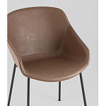 Стул Ashby экокожа светло-коричневый варинант исполнения - 3 | Loft Concept в Костроме