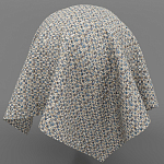 Мебельная ткань Шенилл серо-голубой цвет 142 см T4-47 варинант исполнения - 16 | Loft Concept в Костроме