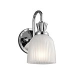 Бра с матовым ребристым плафоном в форме колокола Kichler варинант исполнения - 1 | Loft Concept в Костроме