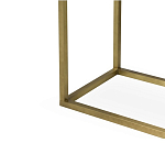 Консоль прямоугольная на золотом каркасе с 2-мя ящиками Warwick варинант исполнения - 3 | Loft Concept в Костроме