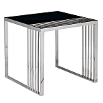 Столик журнальный с черной стеклянной столешницей Embodiment of Contemporary Art  варинант исполнения - 1 | Loft Concept в Костроме