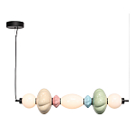 Подвесной светильник линейный с керамическими элементами 24W LED Fragrant Light варинант исполнения - 1 | Loft Concept в Костроме