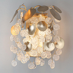 Бра с декоративными подвесками из прозрачного стекла в форме монеток FAIRYTREE Light варинант исполнения - 3 | Loft Concept в Костроме