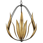 Люстра грушевидной формы с волнистыми листьями Foliage of Leaf Forms варинант исполнения - 3 | Loft Concept в Костроме