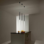 Подвсеной светильник светодиодный металлический цилиндрической формы Высота 80см Trumpet tube варинант исполнения - 9 | Loft Concept в Костроме