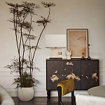 Настольная лампа с прямоугольным основанием из натурального камня c тканевым абажуром Lapis Tiburtinus варинант исполнения - 5 | Loft Concept в Костроме