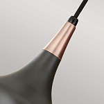  Подвесной светильник с каплевидным плафоном темного цвета Feiss варинант исполнения - 4 | Loft Concept в Костроме