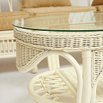 Комплект уличной мебели из ротанга Clara белый варинант исполнения - 9 | Loft Concept в Костроме