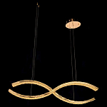 Люстра волнистой формы с фактурным хрустальным плафоном Light Delight варинант исполнения - 3 | Loft Concept в Костроме