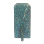 Часы погон ВС подарочные настольные из натурального камня Змеевик Military Clock варинант исполнения - 3 | Loft Concept в Костроме