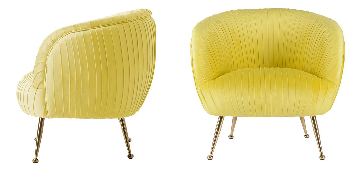 Кресло SOUFFLE CHAIR yellow Кресло SOUFFLE CHAIR yellow - Loft-Concept в Костроме