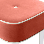 Квадратный мягкий пуф на белых ножках Winton Pouf Square варинант исполнения - 16 | Loft Concept в Костроме