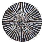 Столик с инкрустацией с перламутровым узором Dominic Black варинант исполнения - 2 | Loft Concept в Костроме