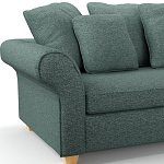 Мебельная ткань Шенилл бирюзовый цвет 138 см T4-31 варинант исполнения - 7 | Loft Concept в Костроме