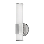 Бра для ванных комнат вертикальное с длинным белым матовым плафоном в форме шестиугольника на круглом основании Hinkley варинант исполнения - 12 | Loft Concept в Костроме