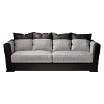 Элитарный современный диван Birmingham с кожаными вставками  варинант исполнения - 1 | Loft Concept в Костроме