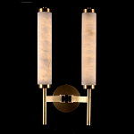 Бра с 2-мя цилиндрическими каменными плафонами Wand of Light варинант исполнения - 1 | Loft Concept в Костроме