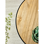 Приставной столик с факутрным черным основанием Ethiopia варинант исполнения - 4 | Loft Concept в Костроме