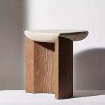 Дизайнерский журнальный стол полукруглой формы Pokun варинант исполнения - 1 | Loft Concept в Костроме