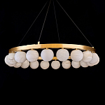 Люстра круглая с сферическими плафонами из натурального камня Phased Spheres варинант исполнения - 2 | Loft Concept в Костроме