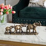 Композиция в виде семьи слонов Elephants Figurine варинант исполнения - 1 | Loft Concept в Костроме