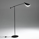 Торшер с поворотным плафоном Aracea Black Floor Lamp варинант исполнения - 1 | Loft Concept в Костроме