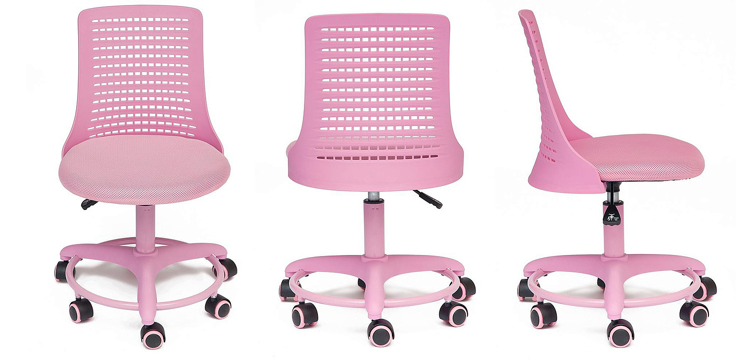 Кресло Bright Kiddie Office Chair pink Кресло Bright Kiddie Office Chair pink - Loft-Concept в Костроме