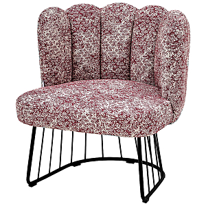 Кресло Noah Armchair cherry-white