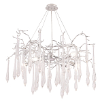 Люстра подвесная с прозрачными подвесками в форме капель Droplet Chandelier варинант исполнения - 4 | Loft Concept в Костроме