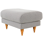 Мягкий пуф на деревянных ножках Garner Pouf Light варинант исполнения - 3 | Loft Concept в Костроме