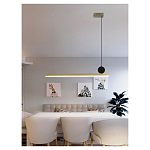 Люстра линейная светодиодная в минималистичном стиле New Age of Light варинант исполнения - 4 | Loft Concept в Костроме