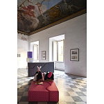 Дизайнерский модульный диван волнистой формы с цветным принтом Poltronova Superonda Sofa варинант исполнения - 10 | Loft Concept в Костроме