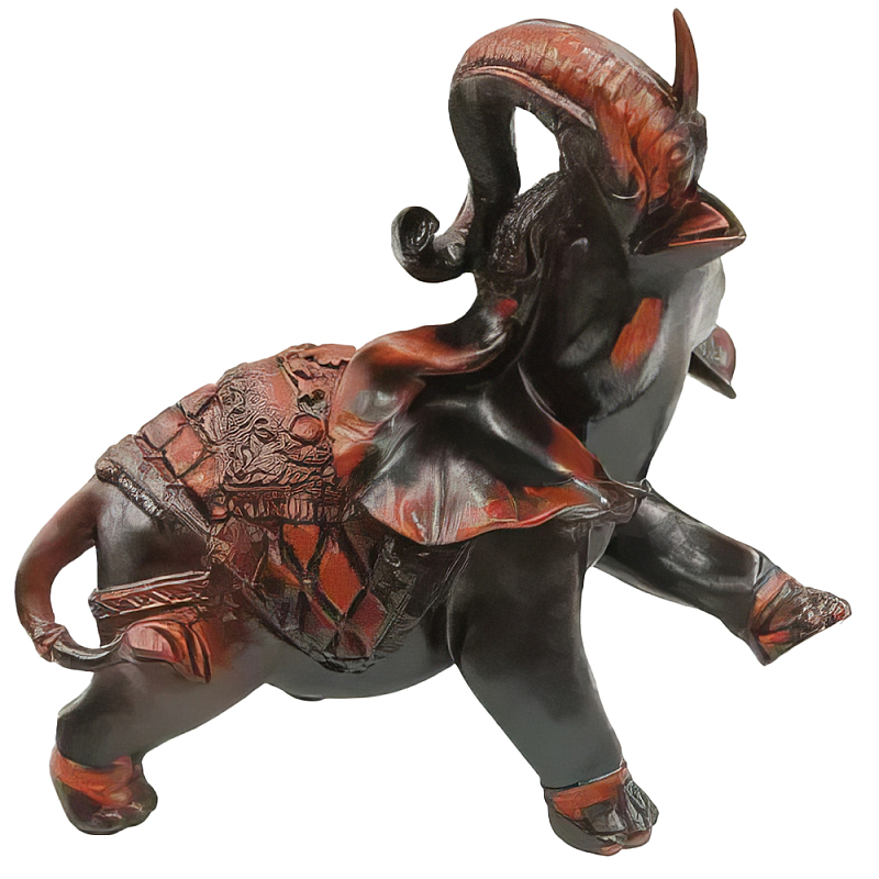 Статуэтка в виде слона Happy Elephant Коричневый Статуэтка в виде слона Happy Elephant Коричневый в Костроме | Loft Concept