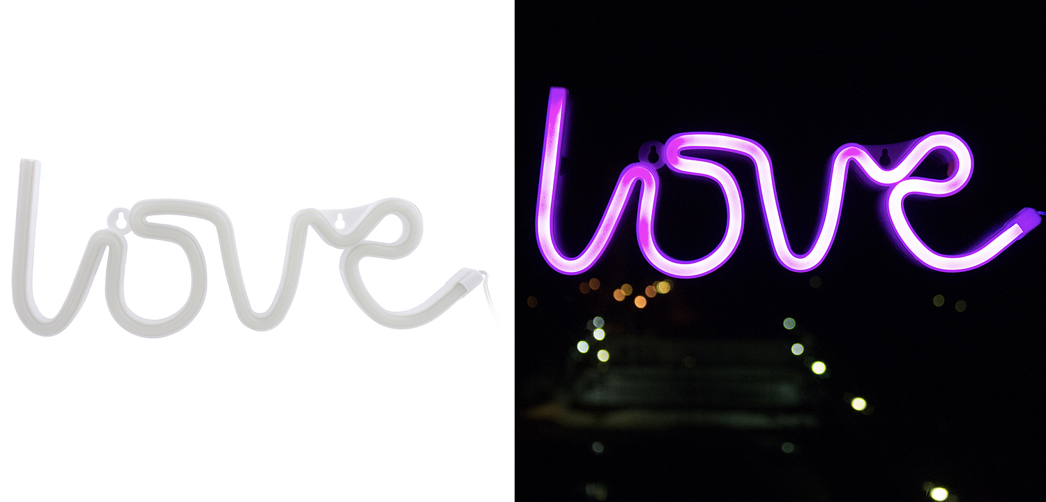 Неоновая лампа LOVE Неоновая лампа LOVE - Loft-Concept в Костроме
