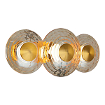 Бра из трех стеклянных фактурных дисков Eyepiece варинант исполнения - 3 | Loft Concept в Костроме