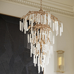 Люстра многоярусная с трубчатыми подвесками Dripping Crystals варинант исполнения - 5 | Loft Concept в Костроме