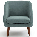 Кресло бирюзовое Pauley Turquoise Armchair варинант исполнения - 2 | Loft Concept в Костроме