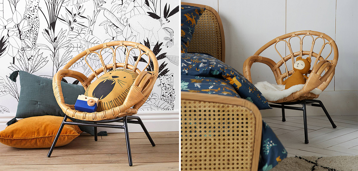 Кресло детское Wicker Baby Chair Кресло детское Wicker Baby Chair - Loft-Concept в Костроме