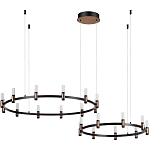 Люстра подвесная с цилиндрическими плафонами на двух круглых подвесах  Arnaut Light варинант исполнения - 2 | Loft Concept в Костроме