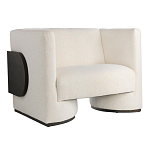 Кресло Florida Lounge Chair с элегантным деревянным декором  варинант исполнения - 1 | Loft Concept в Костроме