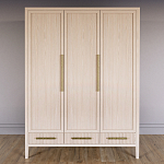 Большой Шкаф Primo Светлый дуб с 3 дверьми и 3 выдвижными ящиками варинант исполнения - 1 | Loft Concept в Костроме