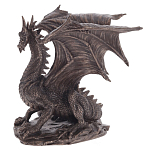 Декоративная статуэтка Дракон Dragon Brown Statuette варинант исполнения - 3 | Loft Concept в Костроме