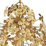 Подвесной светильник золотой с декором в виде лепестков клевера Hanging Clover варинант исполнения - 1 | Loft Concept в Костроме